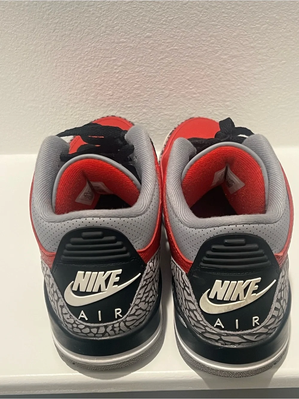Jordan Men’s Athletic Shoes Red Black Gray
